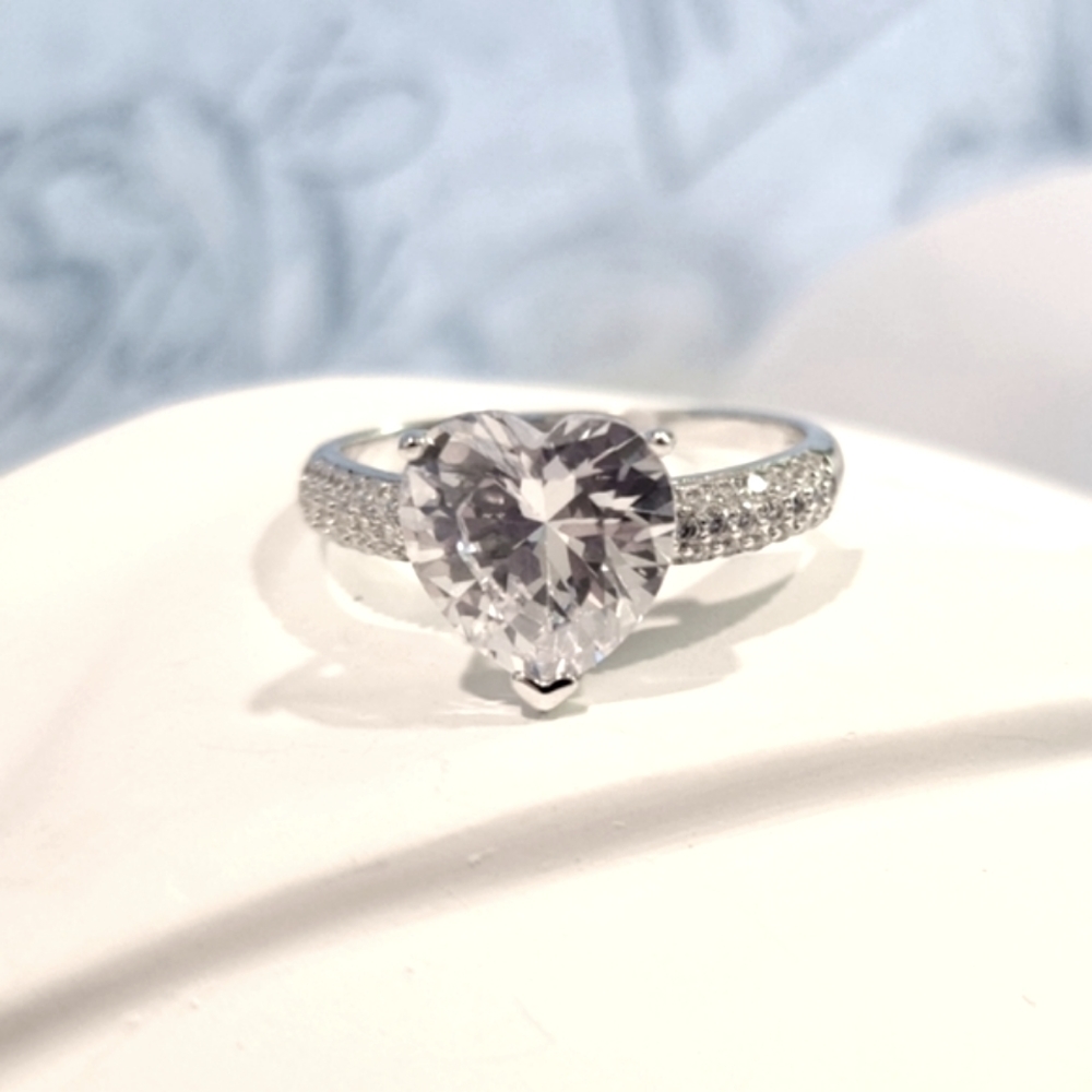 925 Sterling Silver Heart Ring